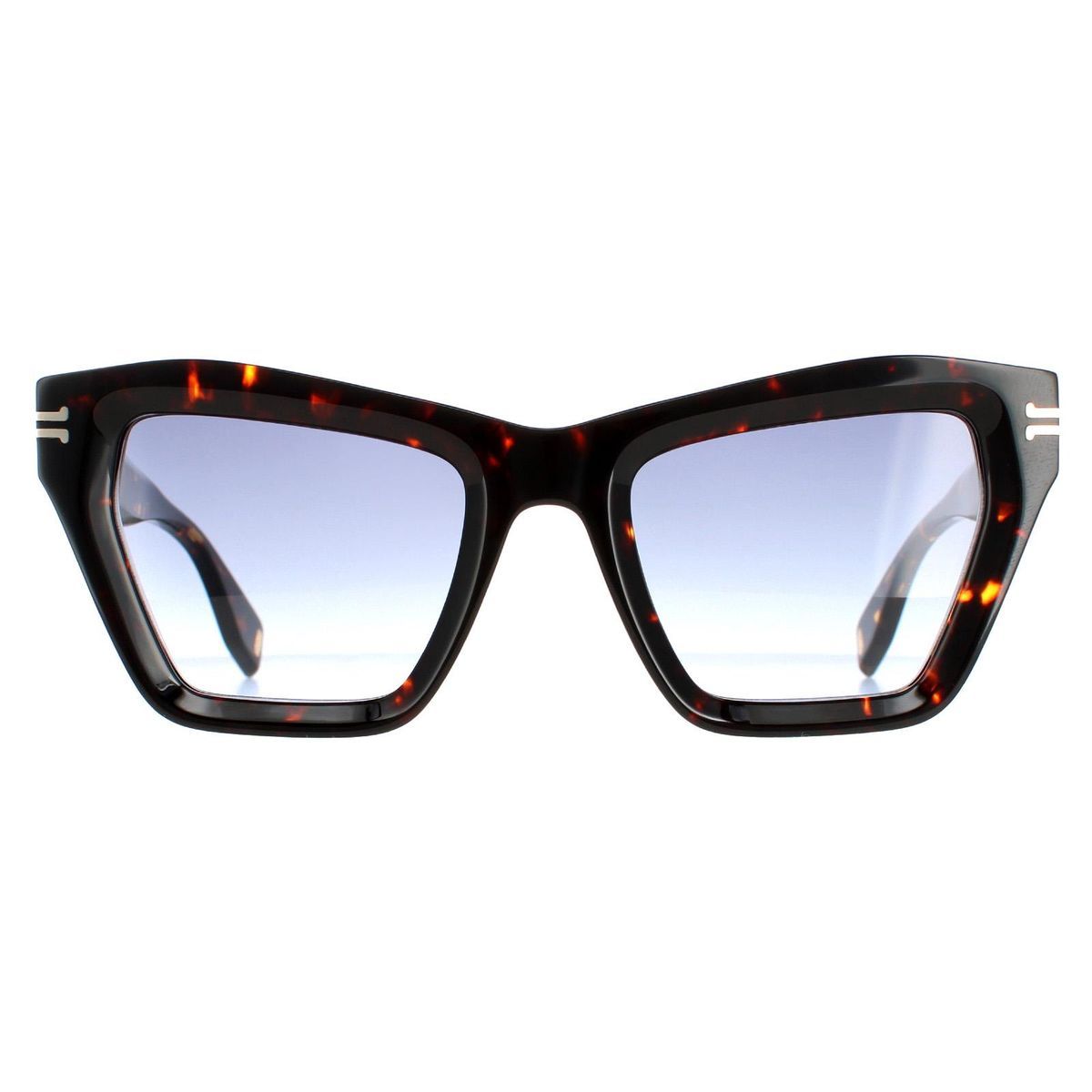 Markante Cat-Eye-Sonnenbrille mit breitem Rahmen