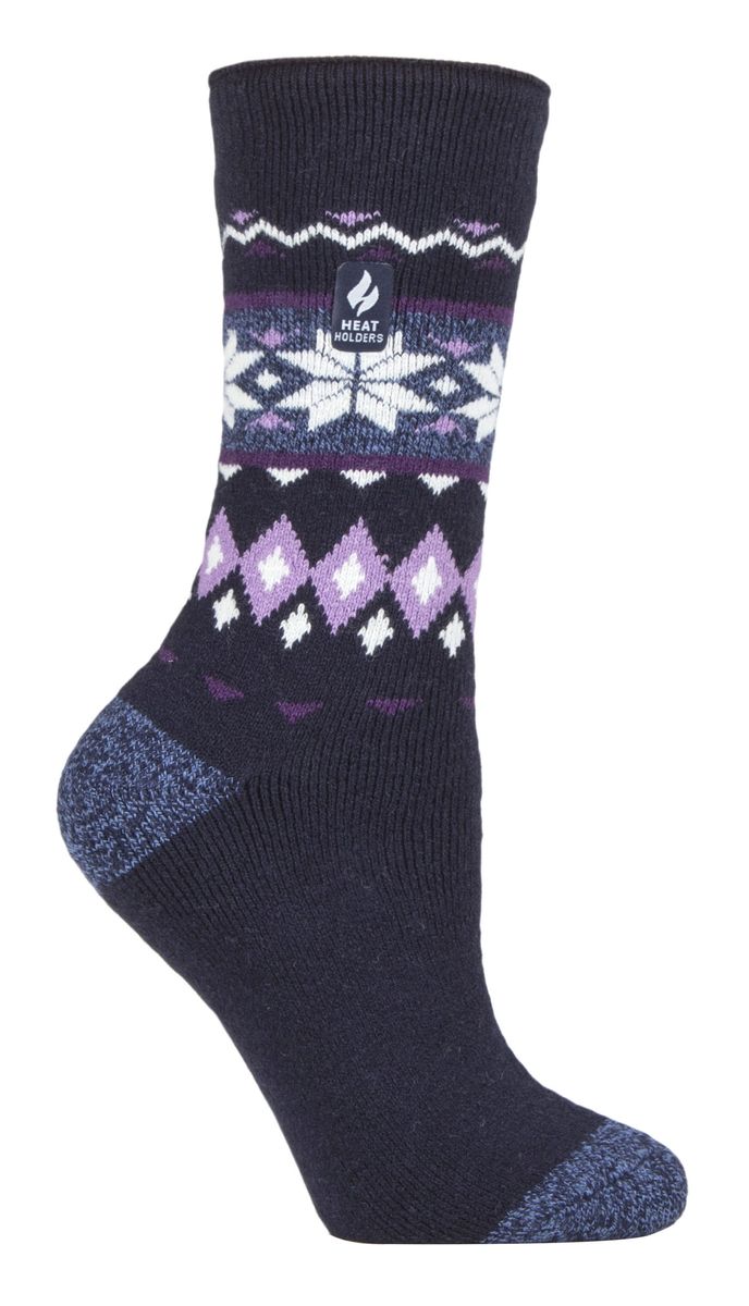 Thermosocken mit nordischem Muster