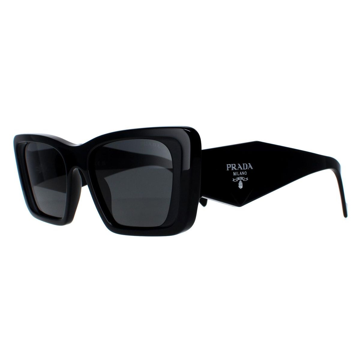 Markante rechteckige Logo-Sonnenbrille