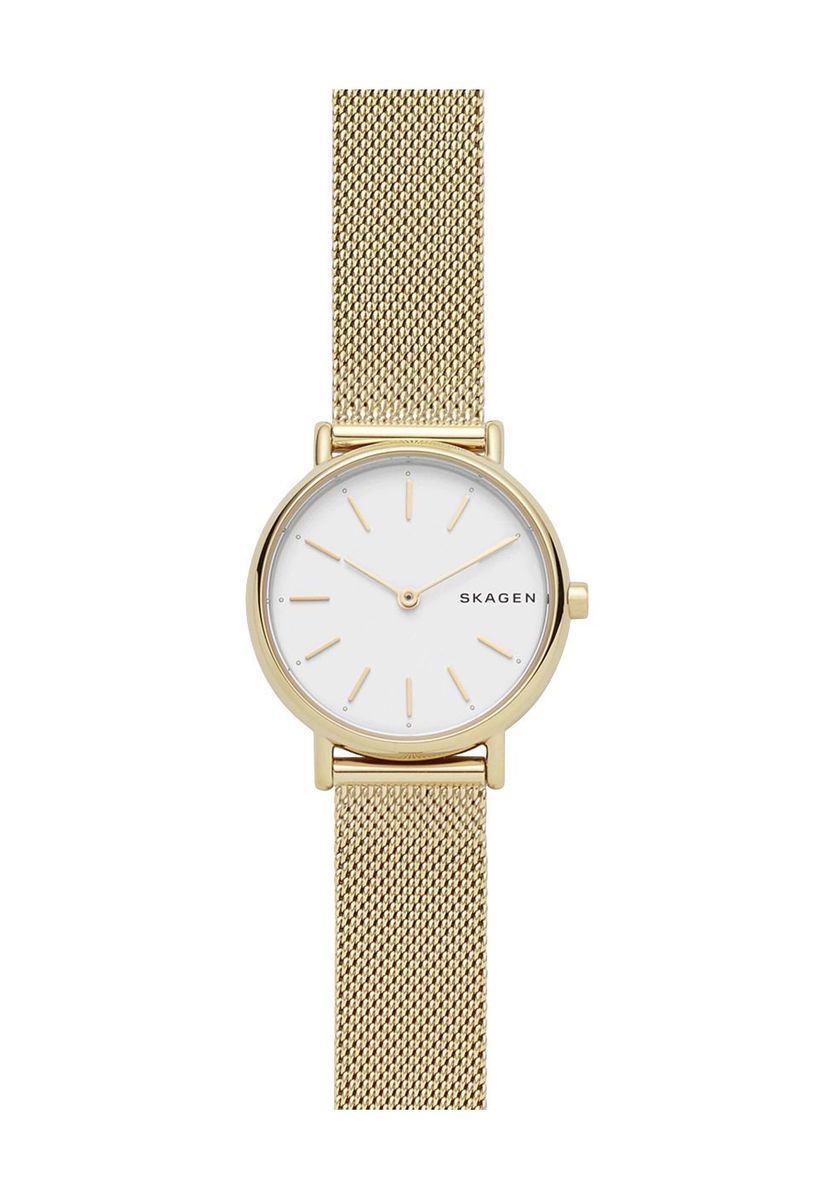 Elegante minimalistische Mesh-Uhr