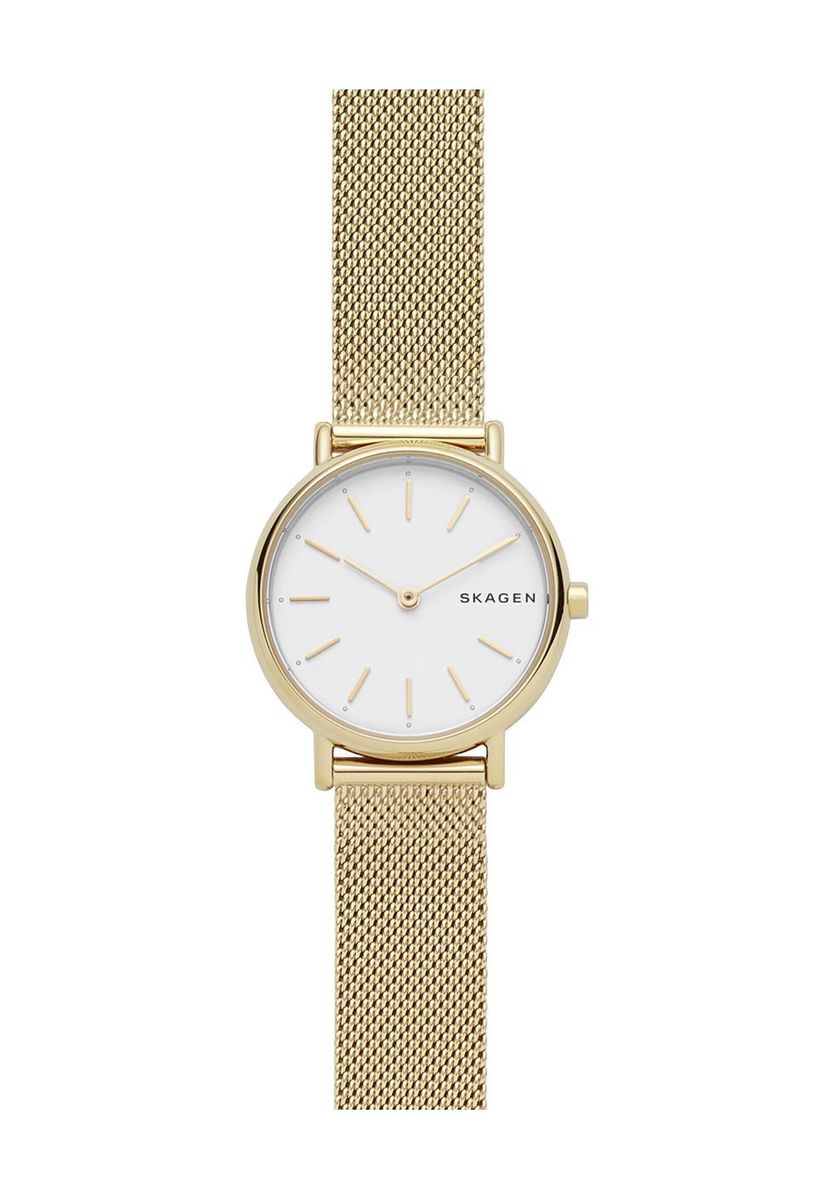 Elegante minimalistische Mesh-Uhr