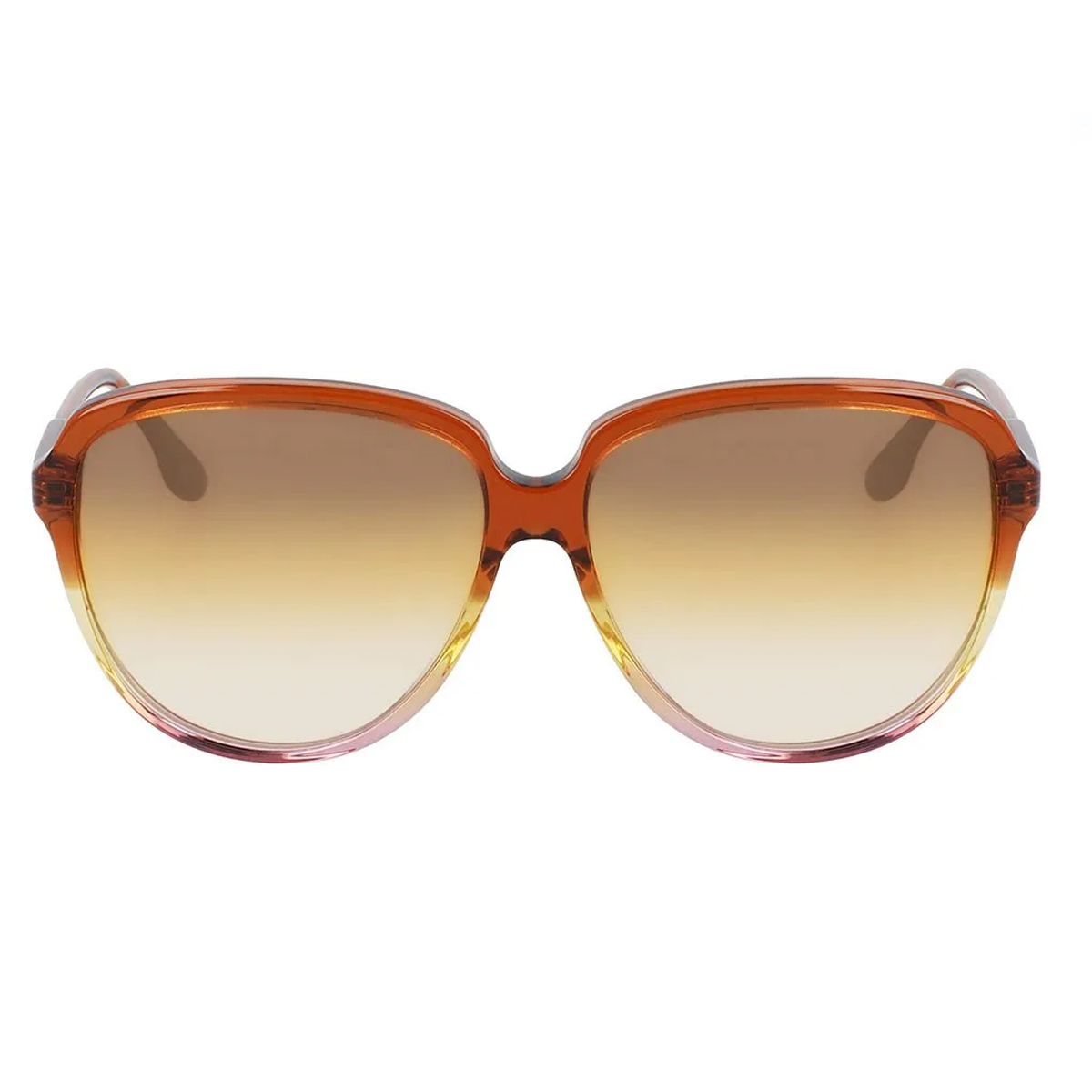 Übergroße runde Verlaufs-Sonnenbrille