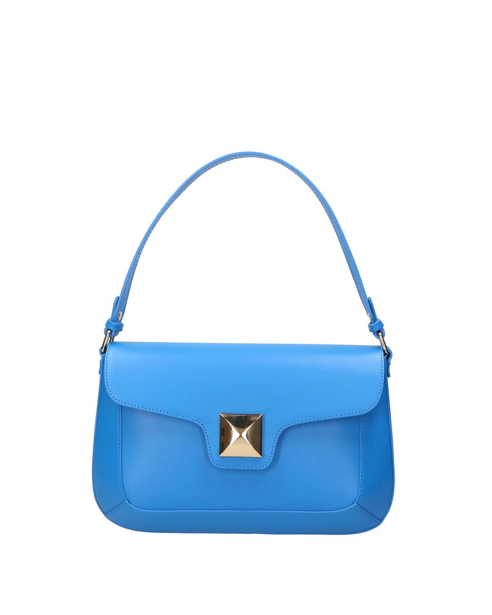 Elegante Leder-Umhängetasche mit Zierniete