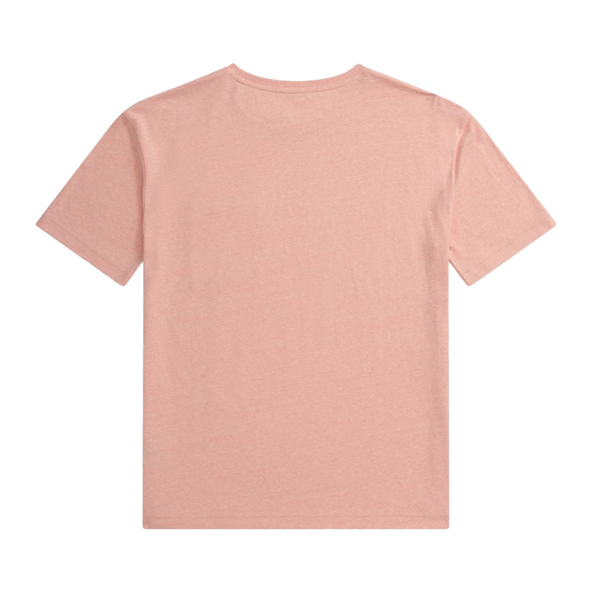 Lässiges Baumwollmisch-T-Shirt mit Tasche