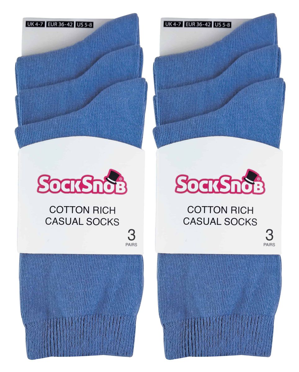 Weiche Socken mit hohem Baumwollanteil