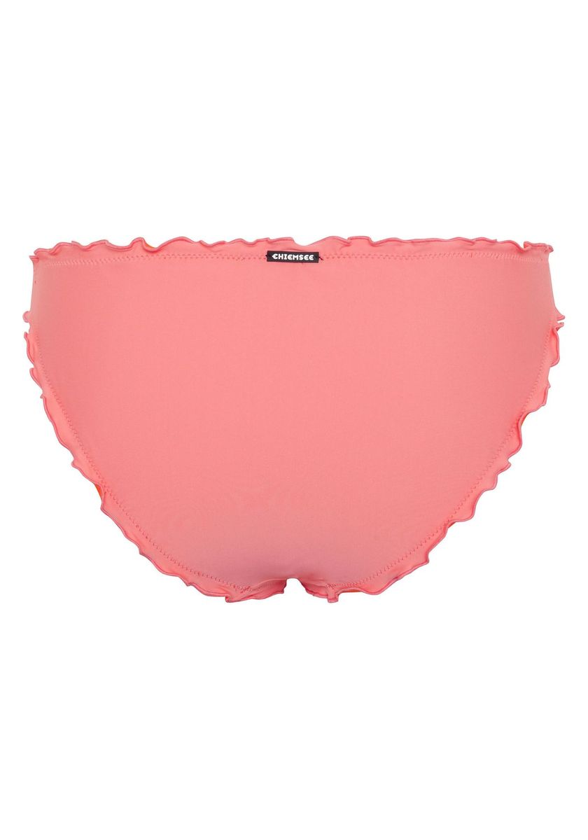 Klassische Bikinihose mit Wellensaum