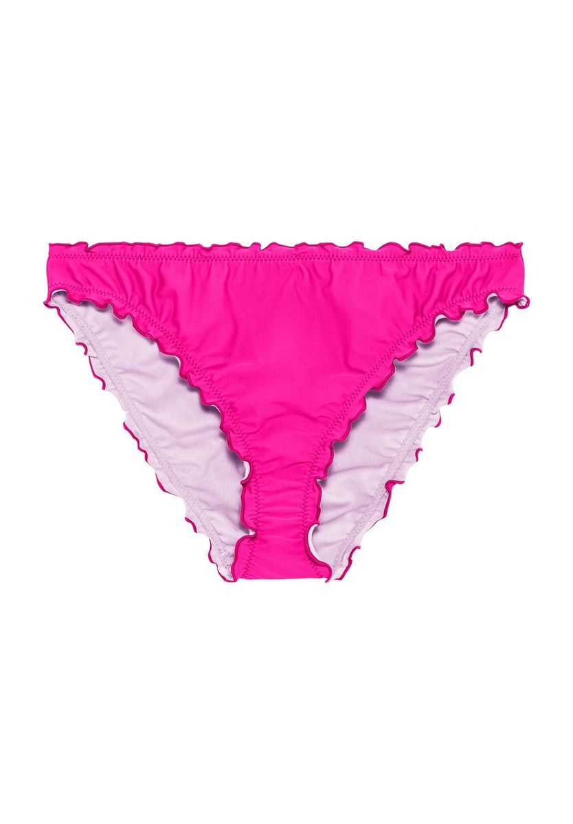 Bikini-Hose mit Wellensaum