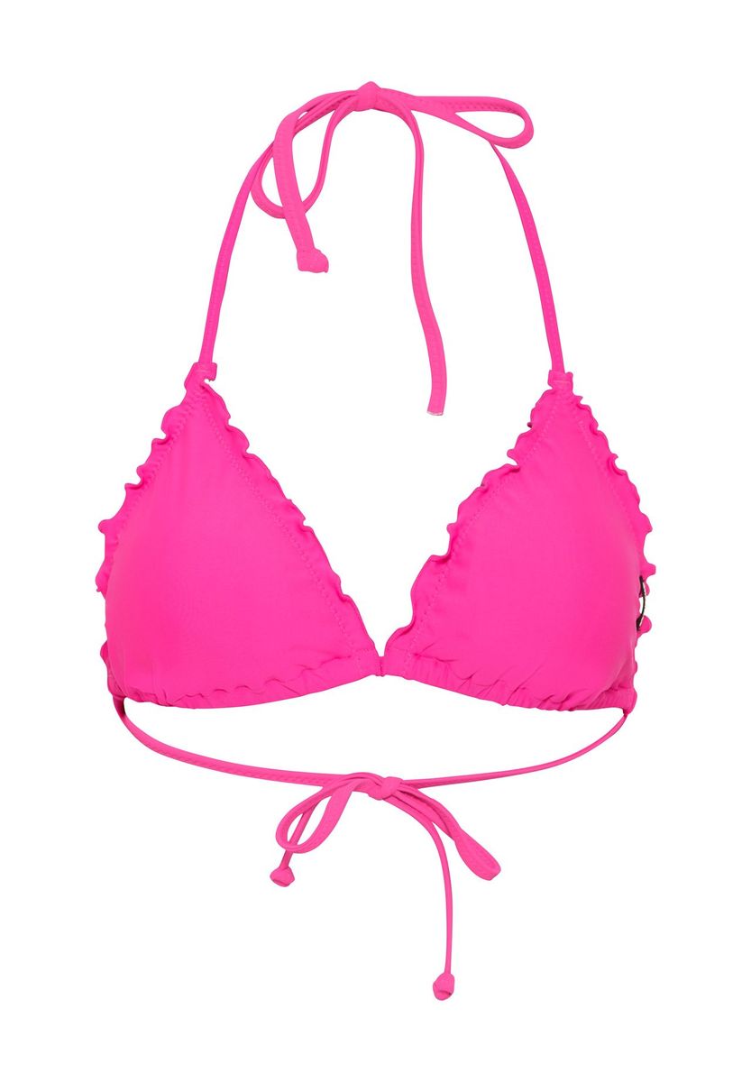 Triangel-Bikini-Top mit Rüschen