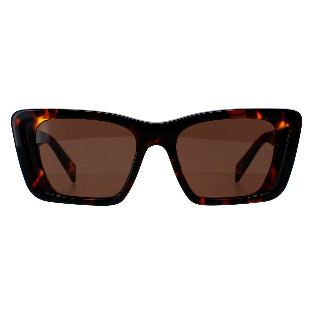 Markante rechteckige Acetat-Sonnenbrille