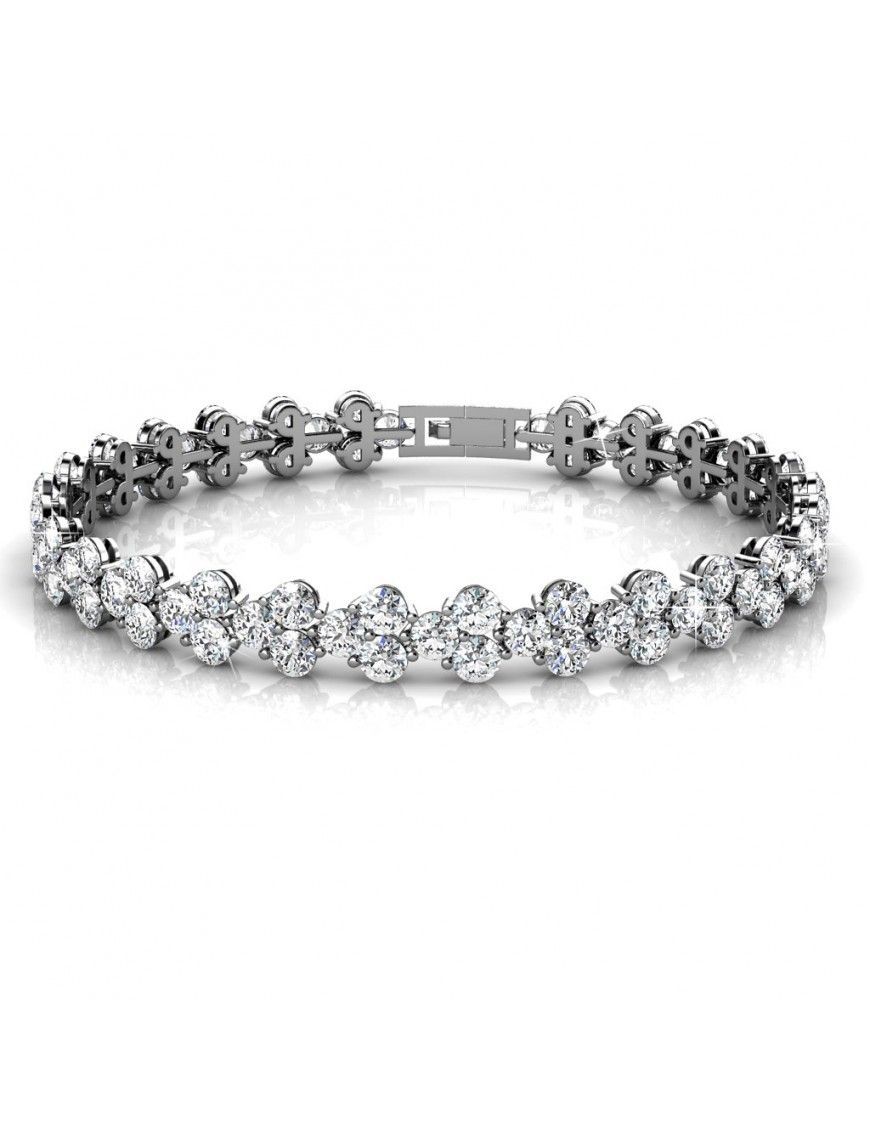 Kristallbesetztes Princess Tennis-Armband