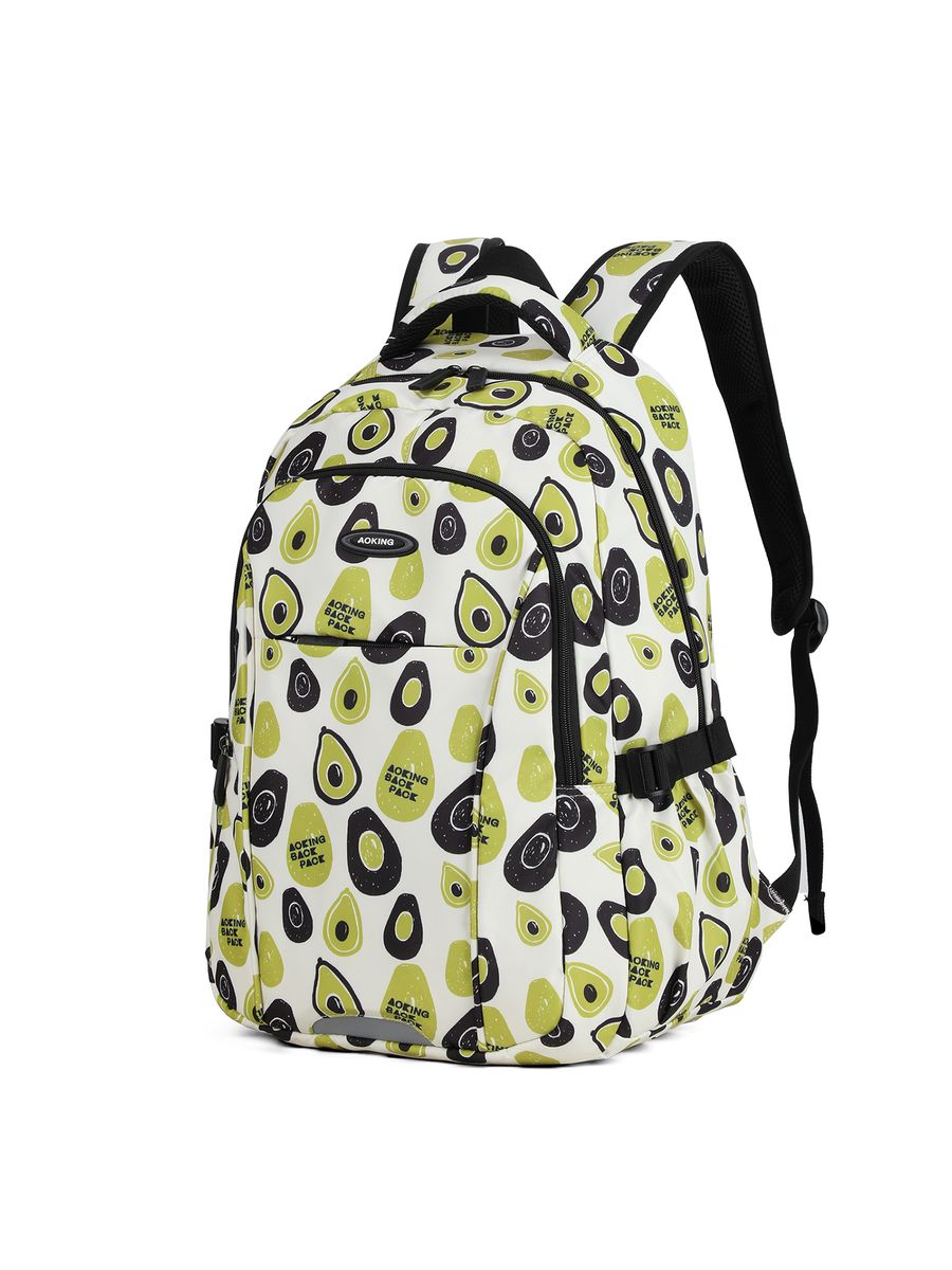 Rucksack mit Allover-Avocado-Print