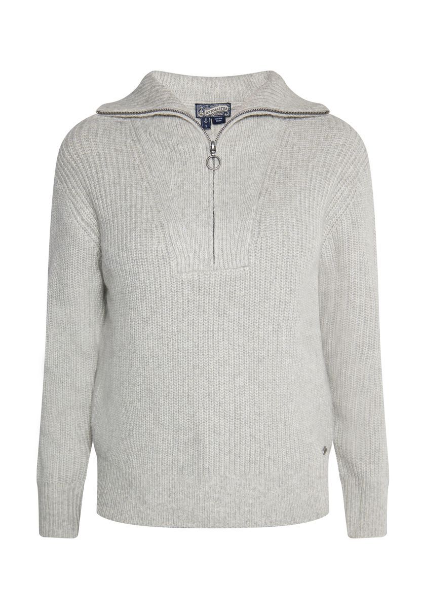 Oversized Rippstrick Troyer-Pullover