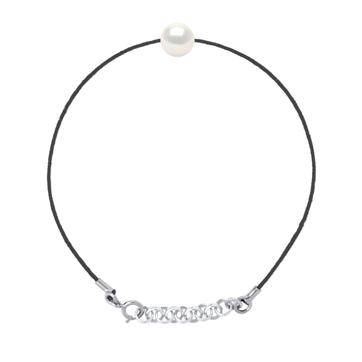 Minimalistisches Armband mit Süßwasserperle