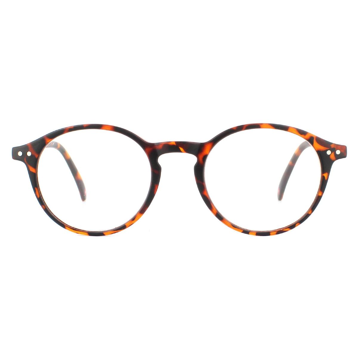 Klassische Runde Lesebrille Schildpatt