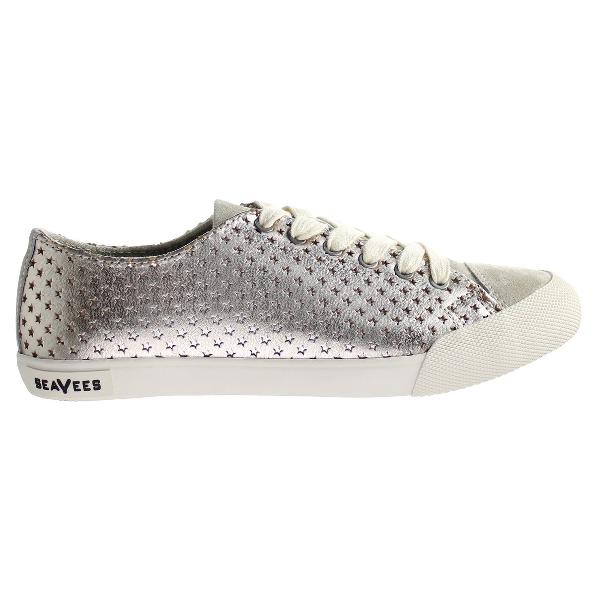 Low-Top Sneaker mit Sternperforation