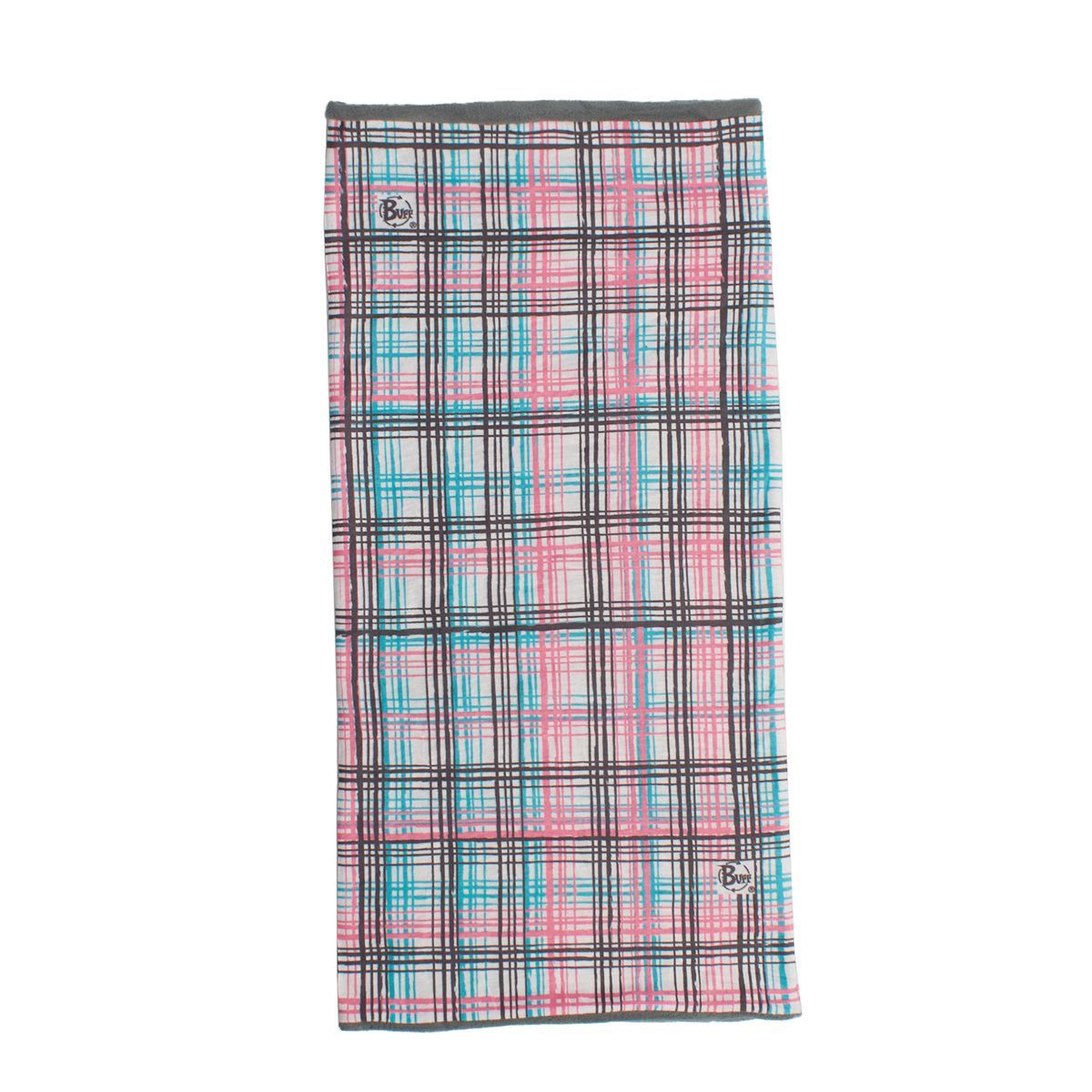 Karrierter Polarfleece-Schlauchschal