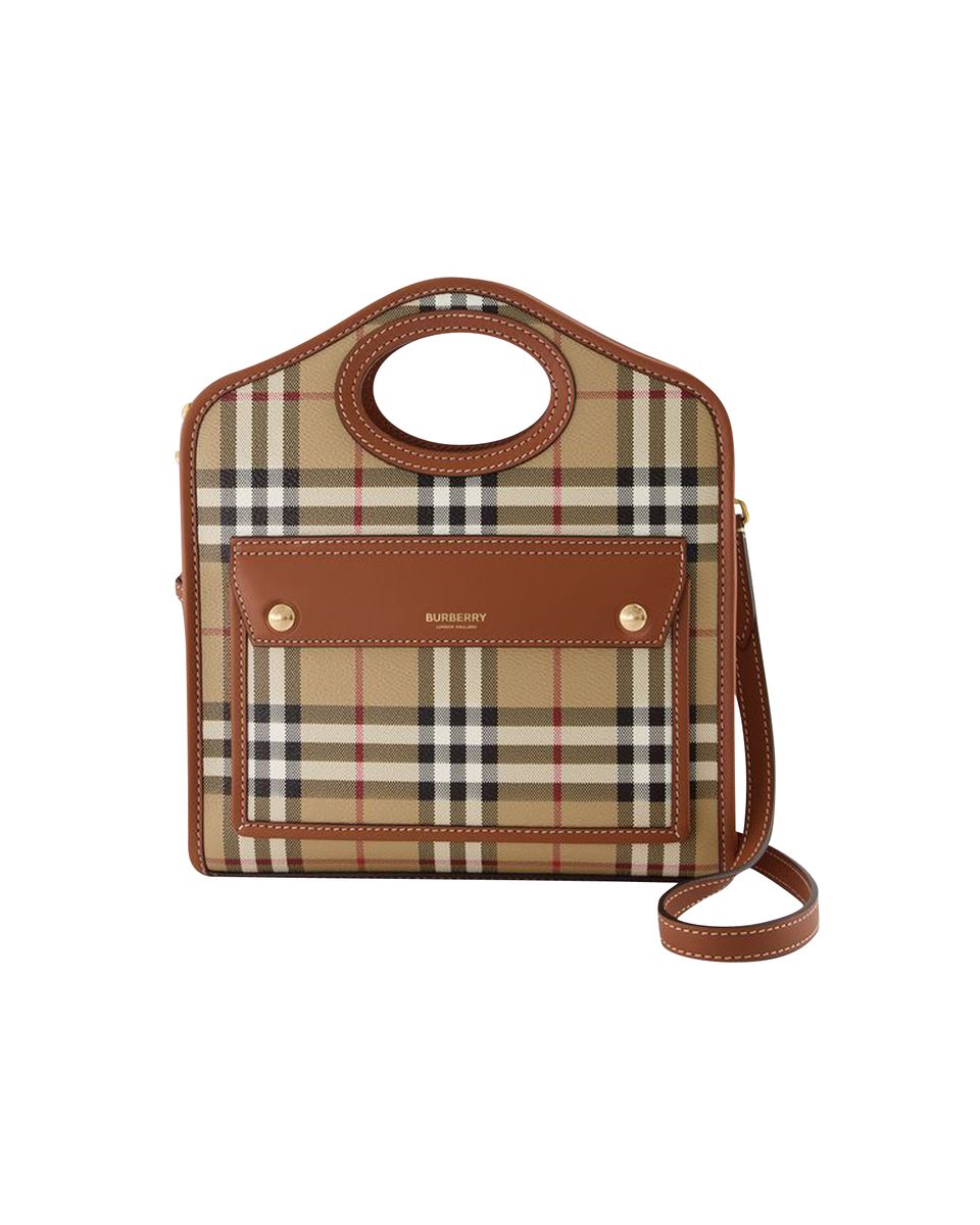 Mini-Tasche mit ikonischem Karomuster
