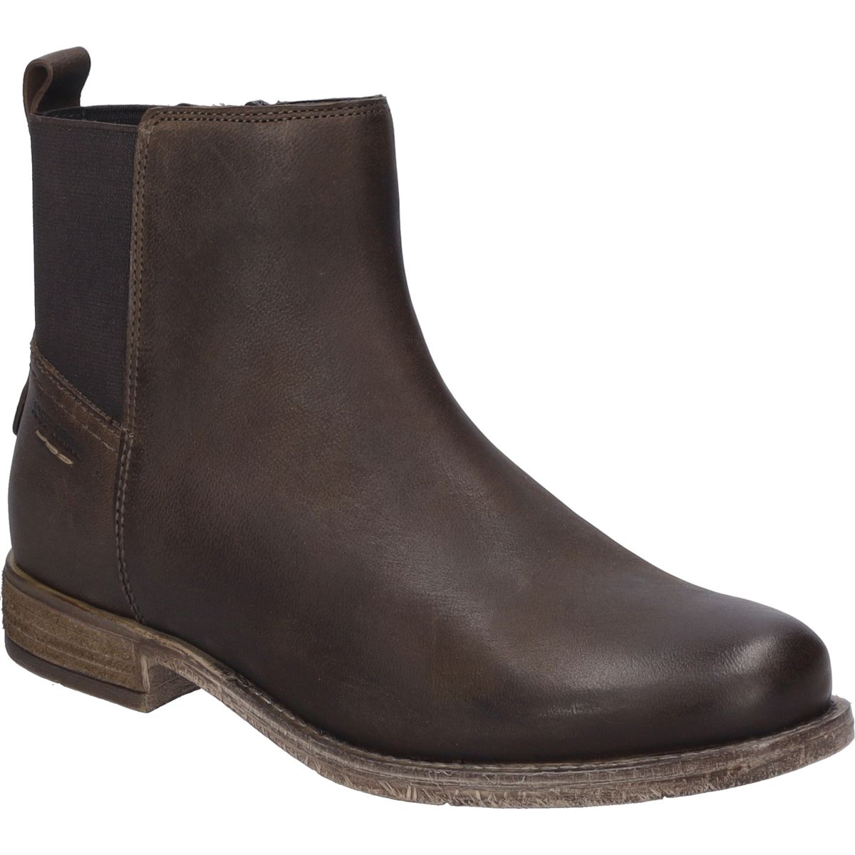 Zeitlose Leder-Stiefeletten