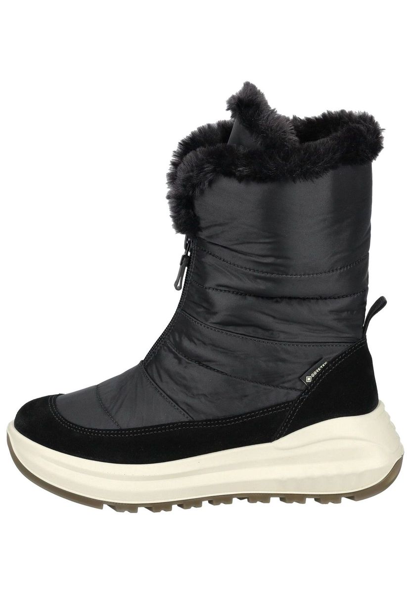 Gesteppte Schneestiefel mit Reißverschluss