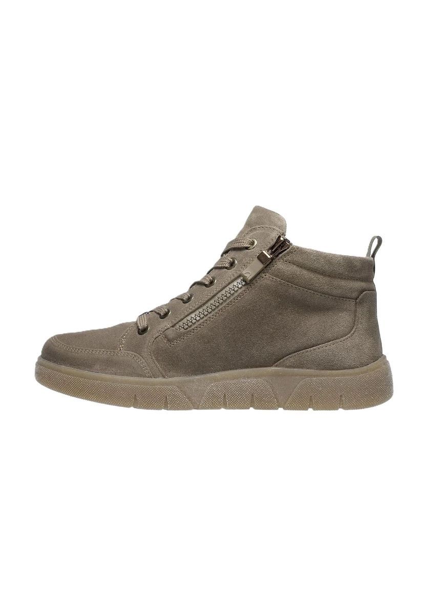 High-Top Sneaker aus Veloursleder