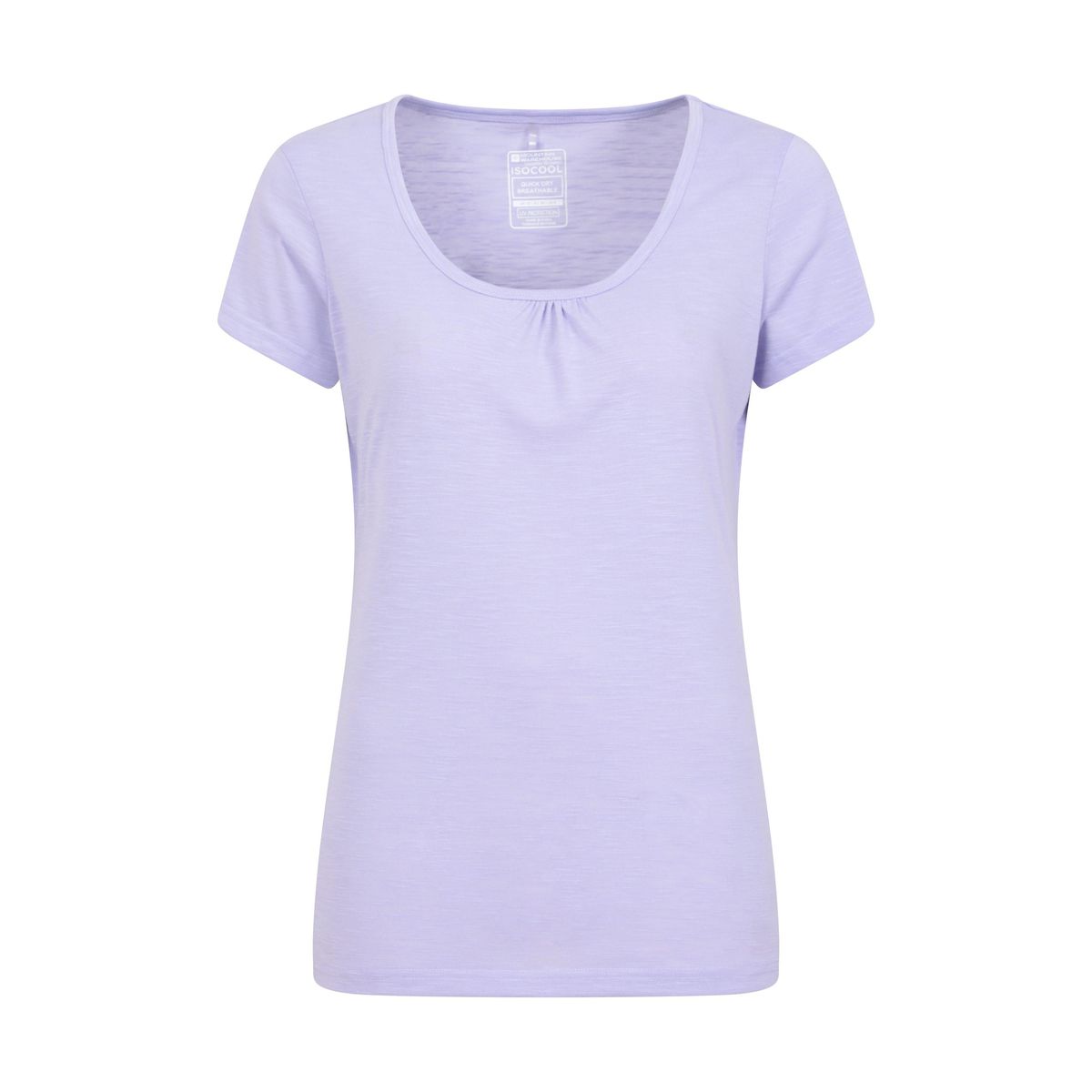 Schnelltrocknendes Funktions-Shirt mit Rundhalsausschnitt