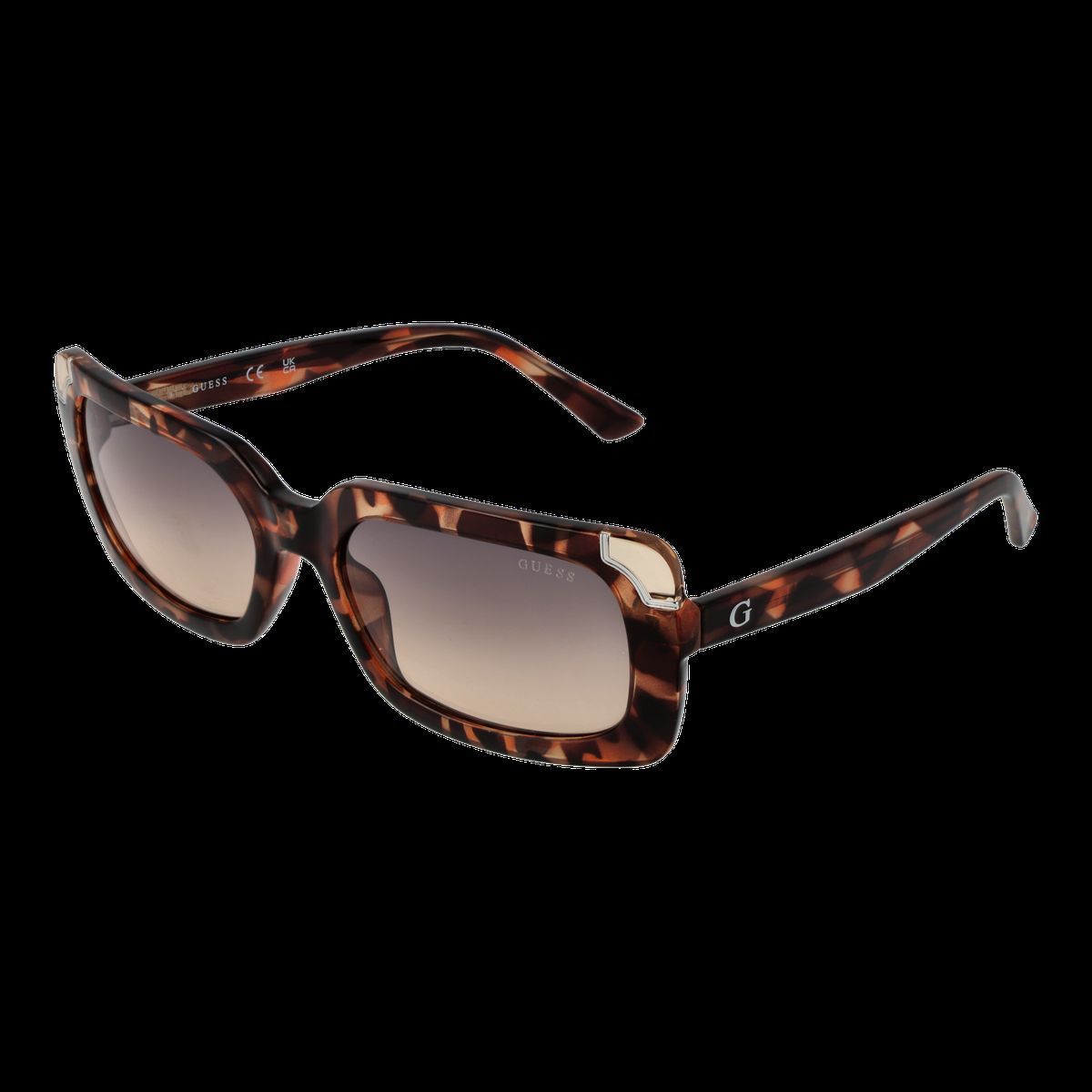 Elegante rechteckige Sonnenbrille mit Verlaufsgläsern