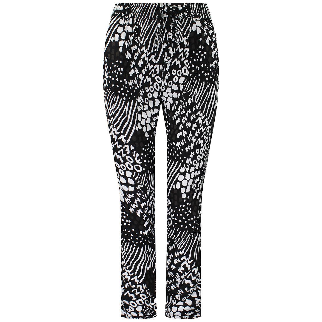 Bedruckte Hose mit Stretchbund
