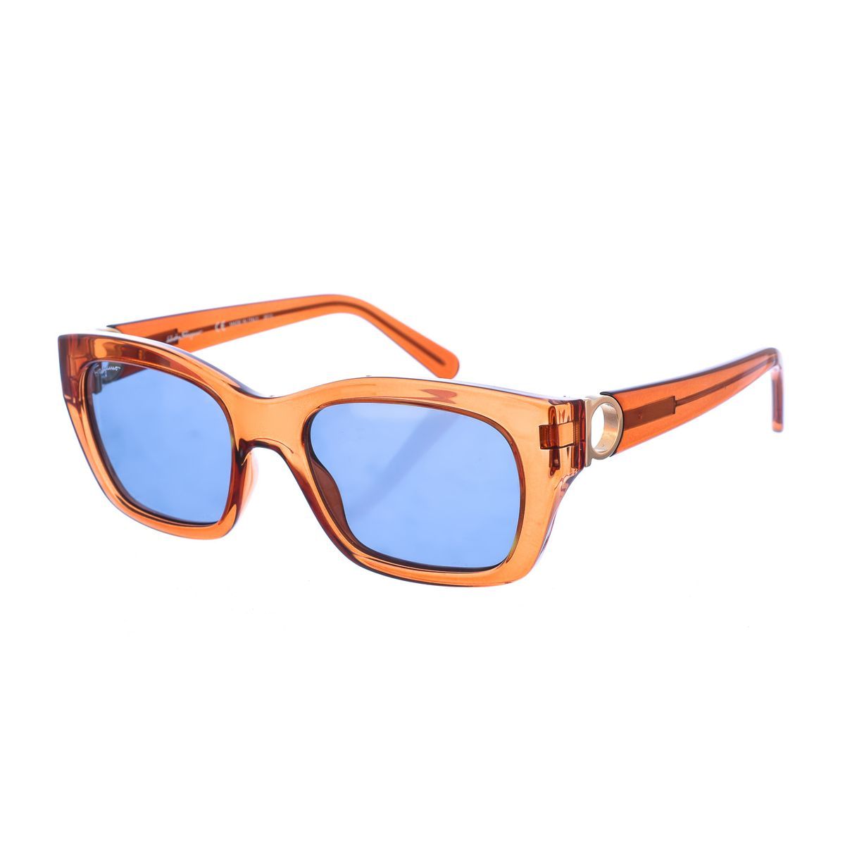 Rechteckige Sonnenbrille mit getönten Gläsern