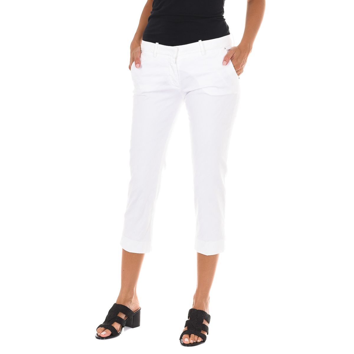 Slim Fit Stretch Caprihose