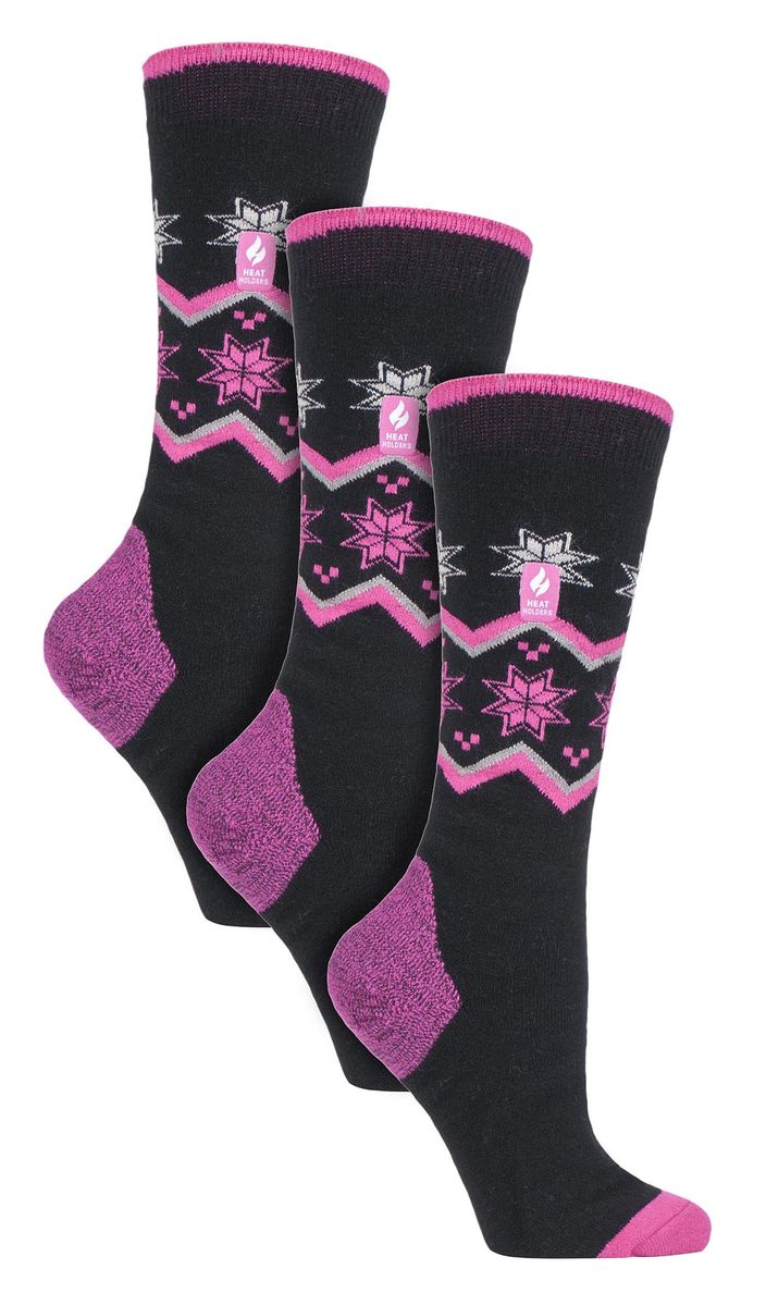 Ultra-Lite Skisocken mit Fair-Isle-Muster