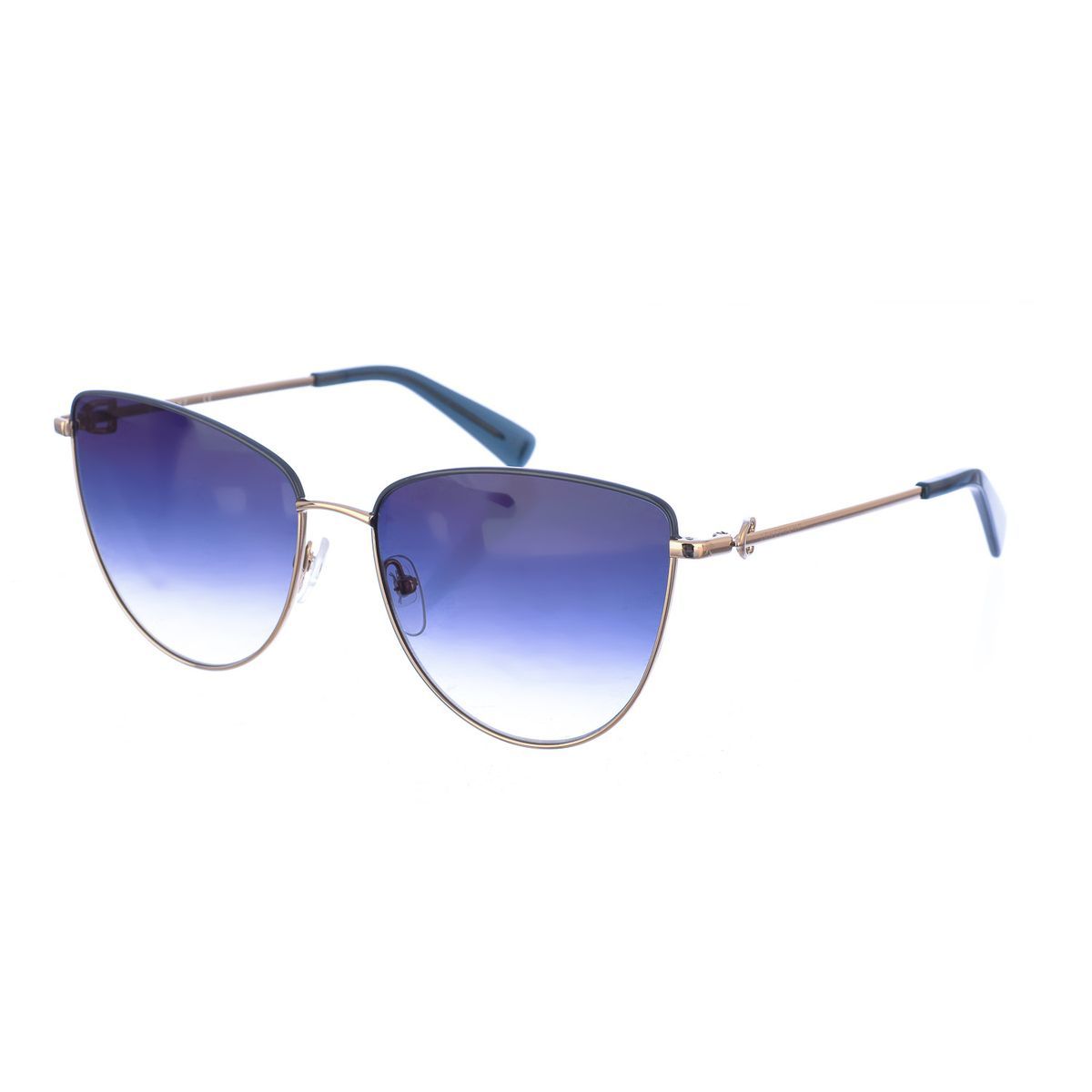 Elegante Cat-Eye-Sonnenbrille aus Metall
