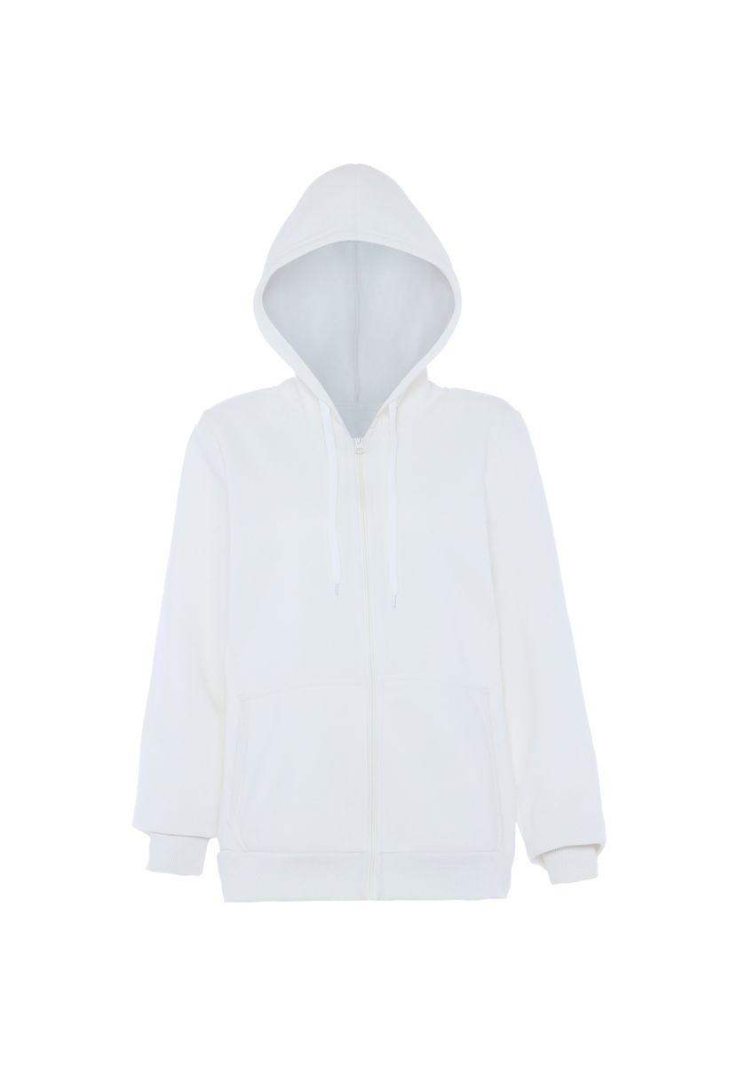 Klassische Kapuzenjacke mit Reißverschluss