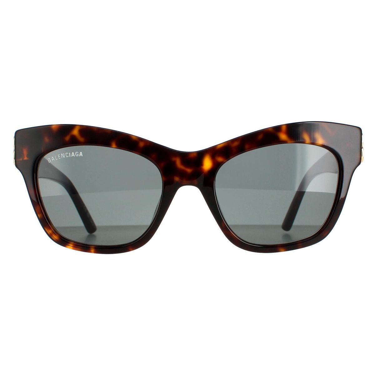 Übergroße Cat-Eye-Sonnenbrille in Schildpatt-Optik