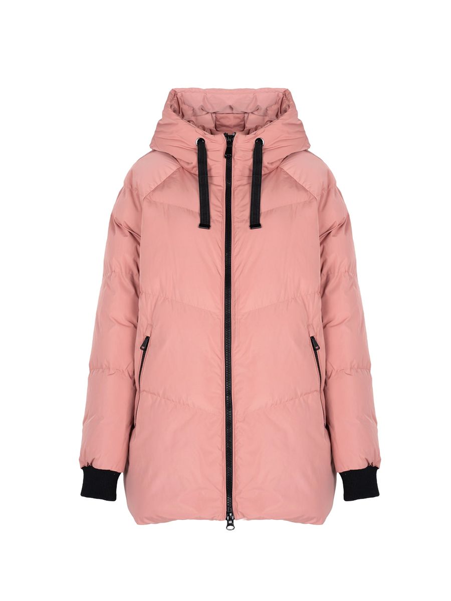 Moderne Gesteppte Kapuzen-Pufferjacke