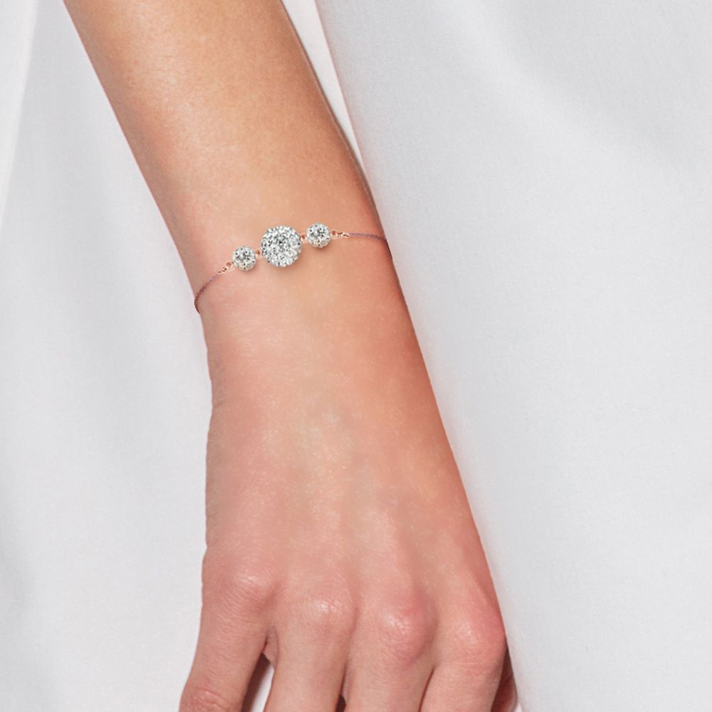 Elegantes Kristall-Trilogie-Armband