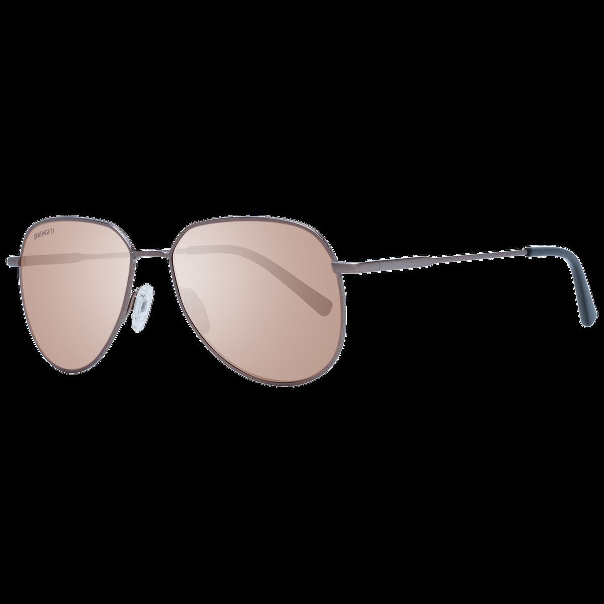 Abgerundete Piloten-Sonnenbrille mit schmalem Rahmen