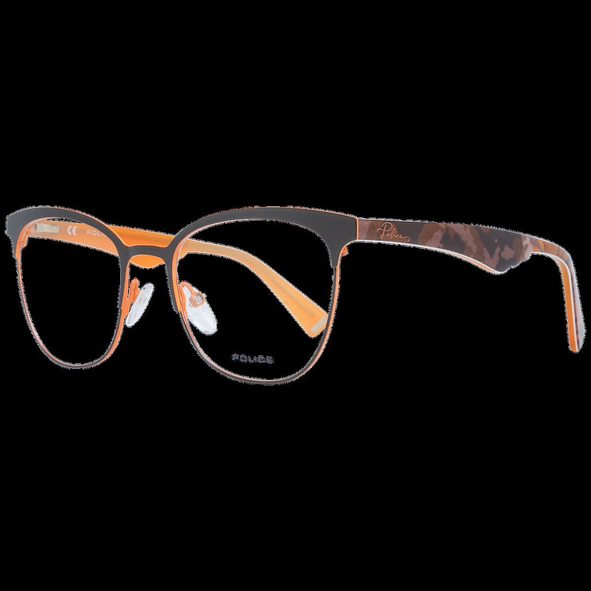Moderne Cat-Eye-Brillenfassung im Materialmix