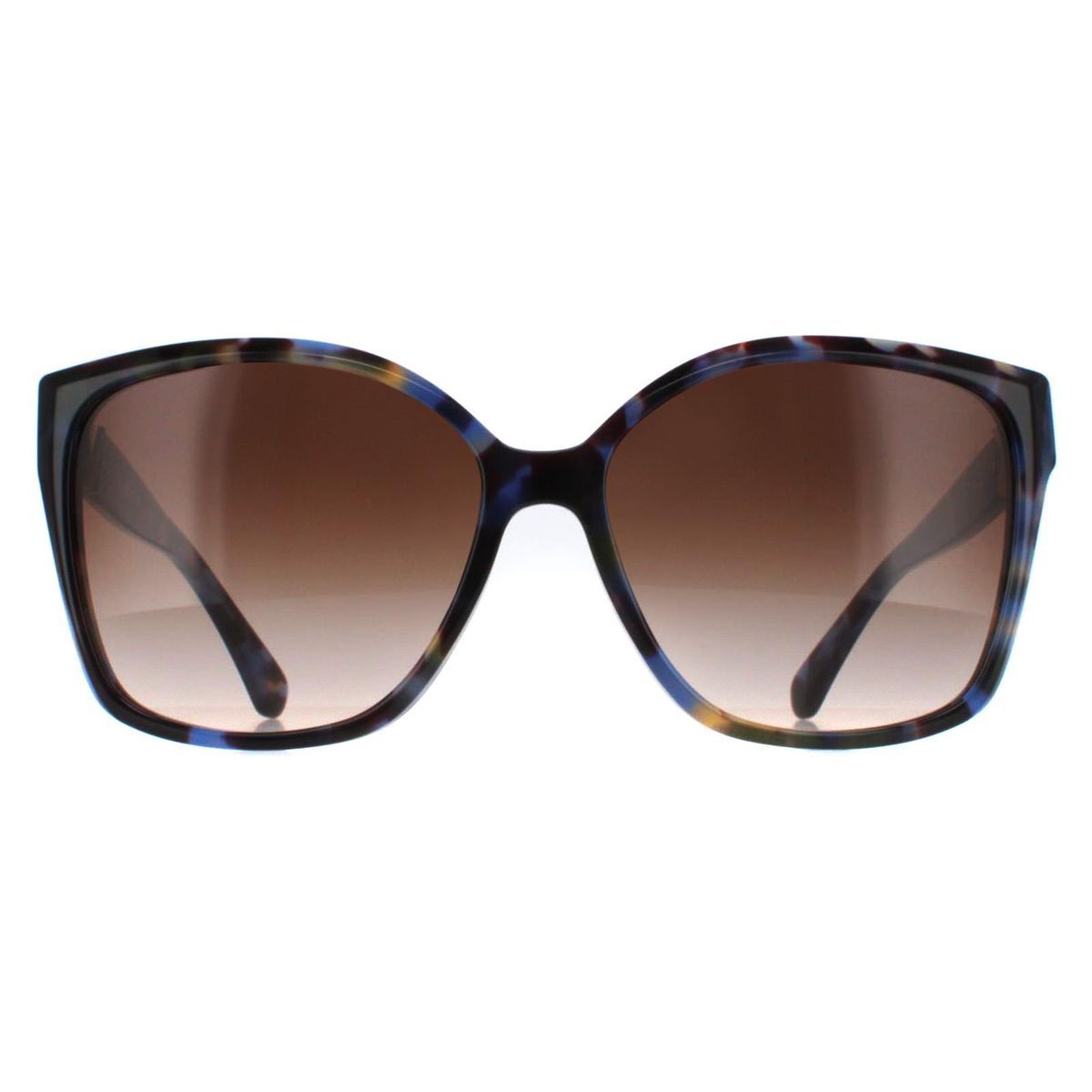 Übergroße quadratische Sonnenbrille mit Farbverlauf