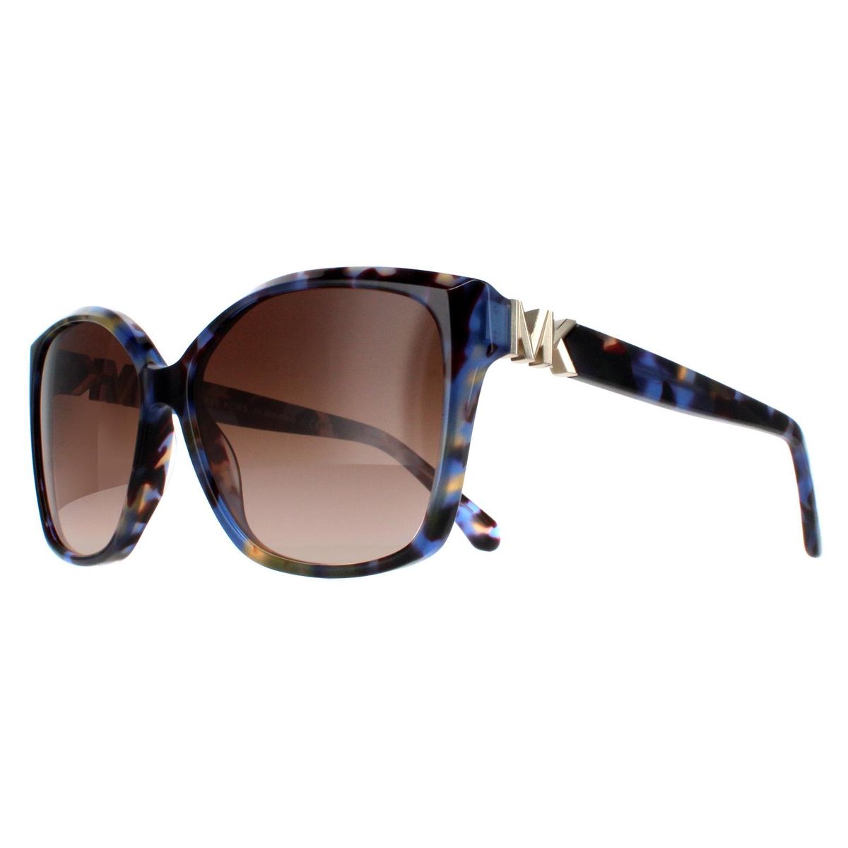 Übergroße quadratische Sonnenbrille mit Farbverlauf