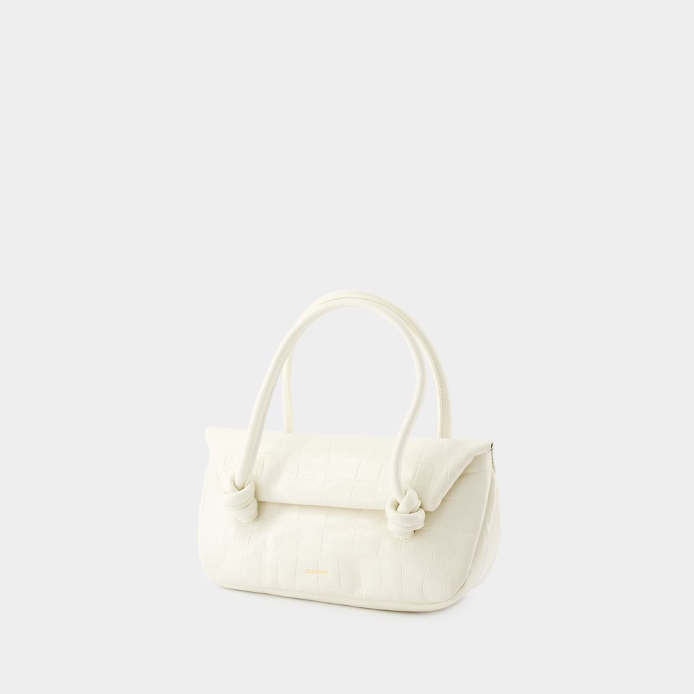 Kleine Knot Leder-Schultertasche