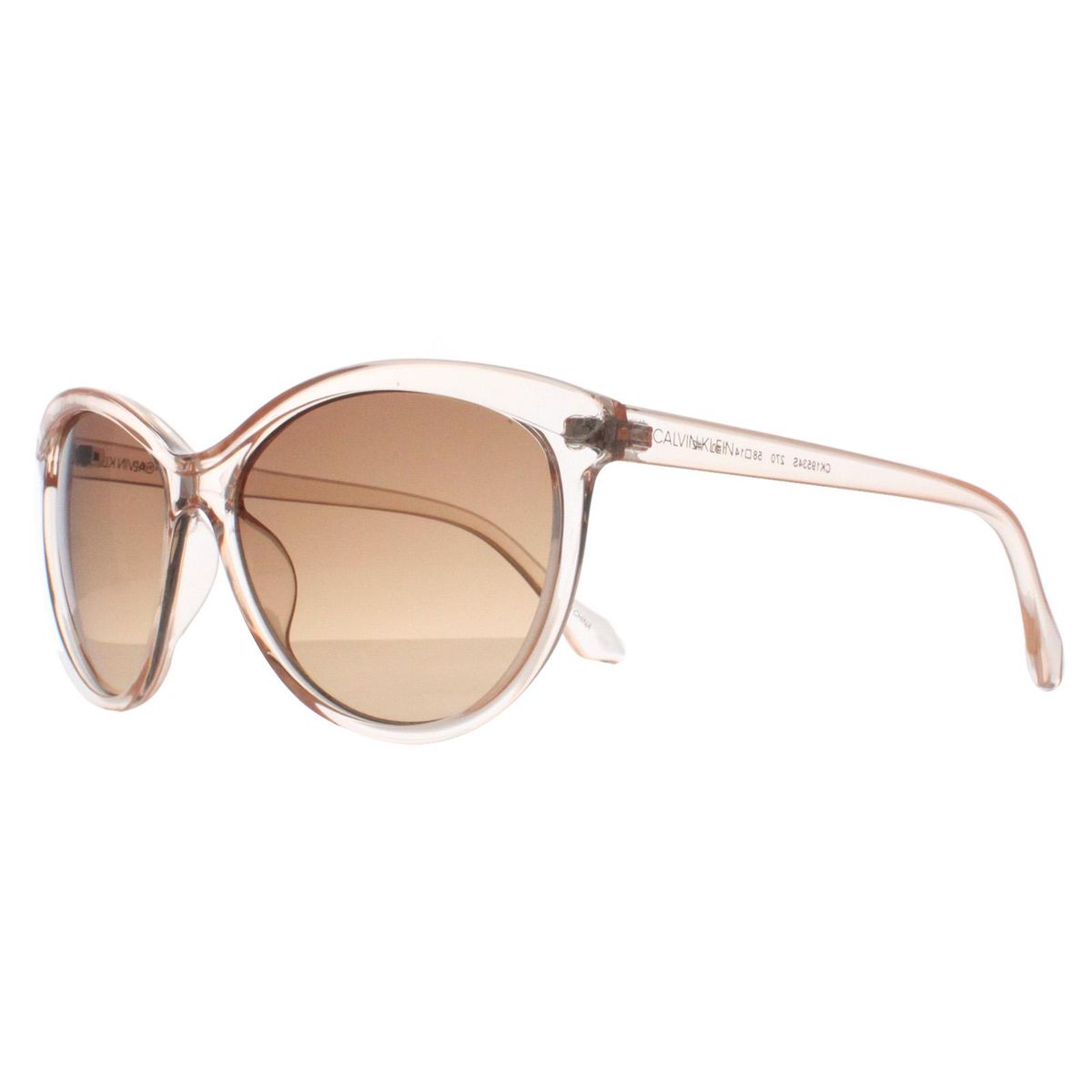 Übergroße Cat-Eye-Sonnenbrille mit Farbverlauf