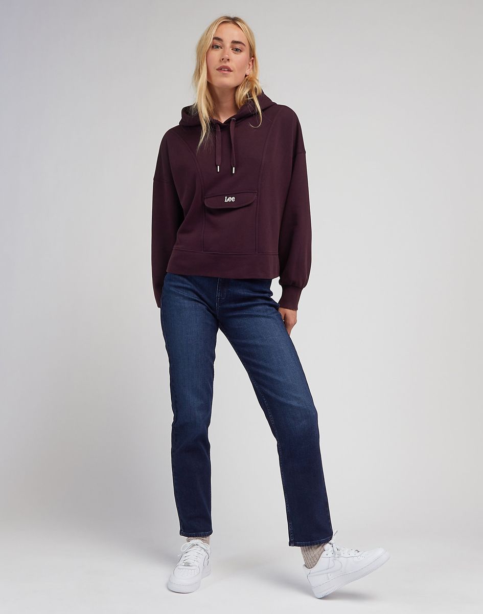 High-Waist Jeans mit geradem Bein