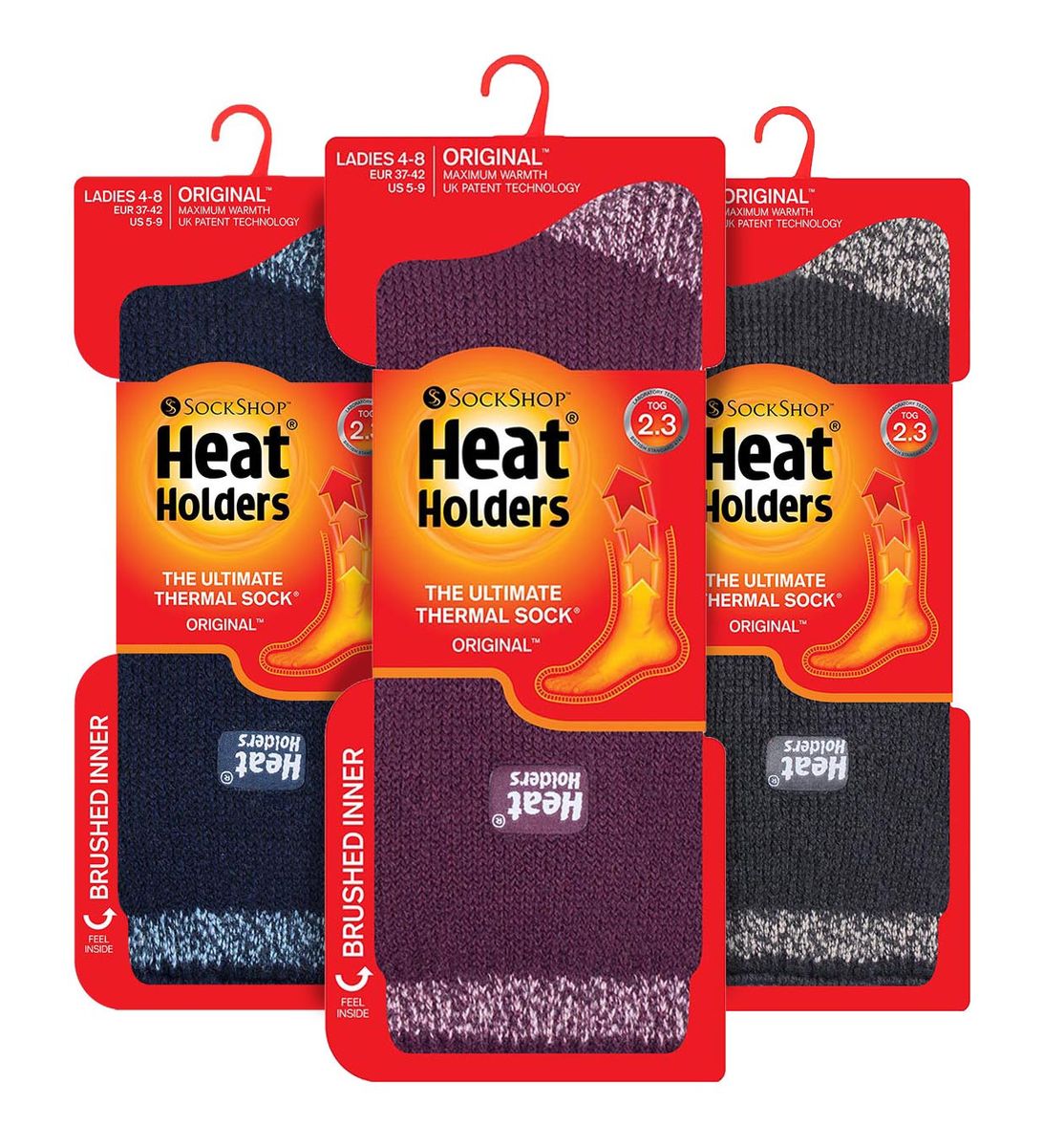 Isolierte Thermo-Wintersocken im Mehrpack
