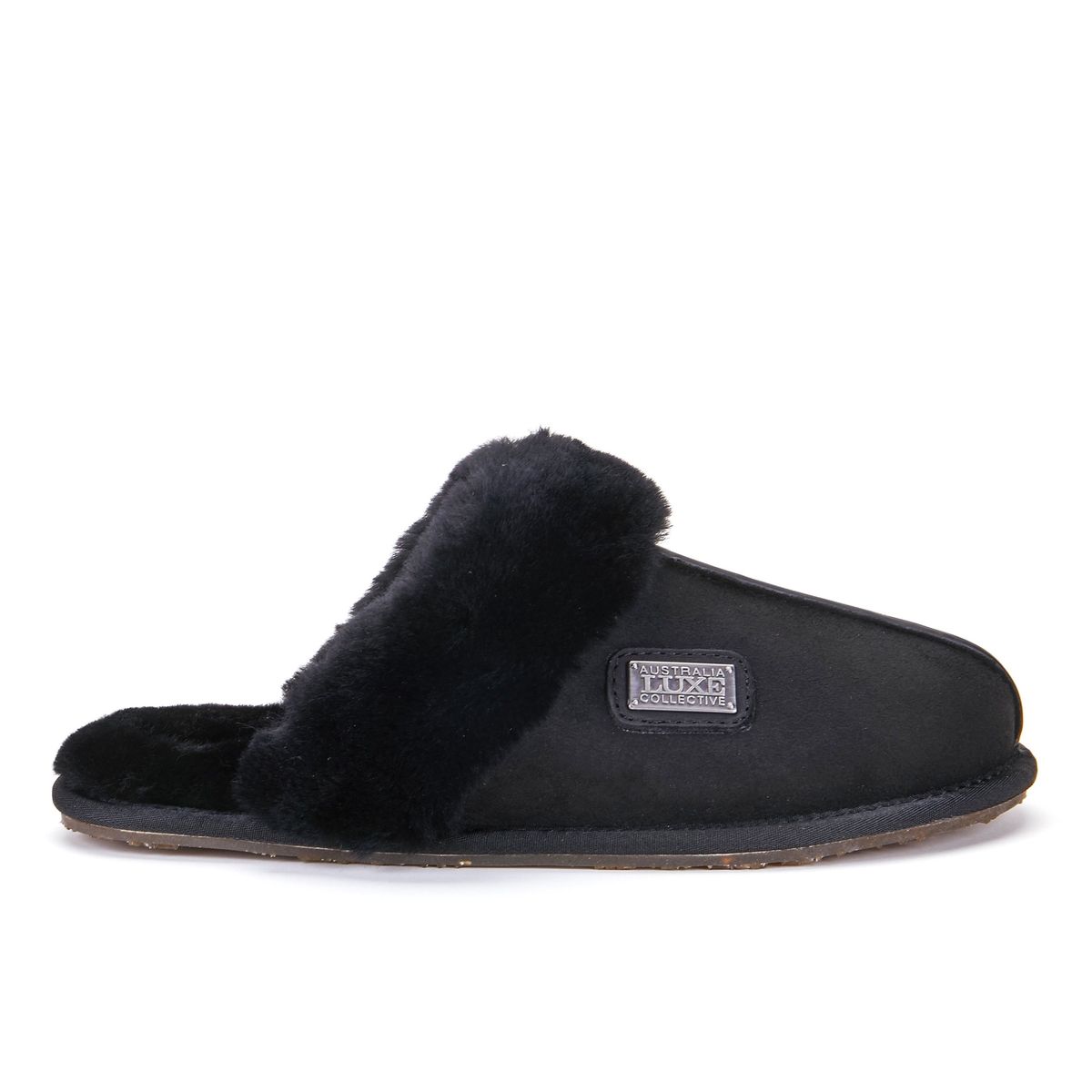 Luxuriöse Schaffell-Slipper-Pantoletten