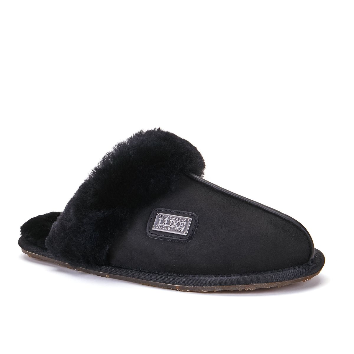 Luxuriöse Schaffell-Slipper-Pantoletten