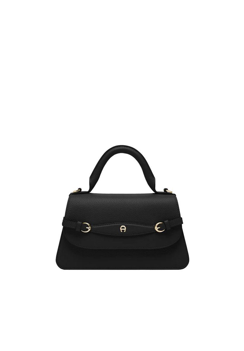 Elegante Handtasche aus genarbtem Leder