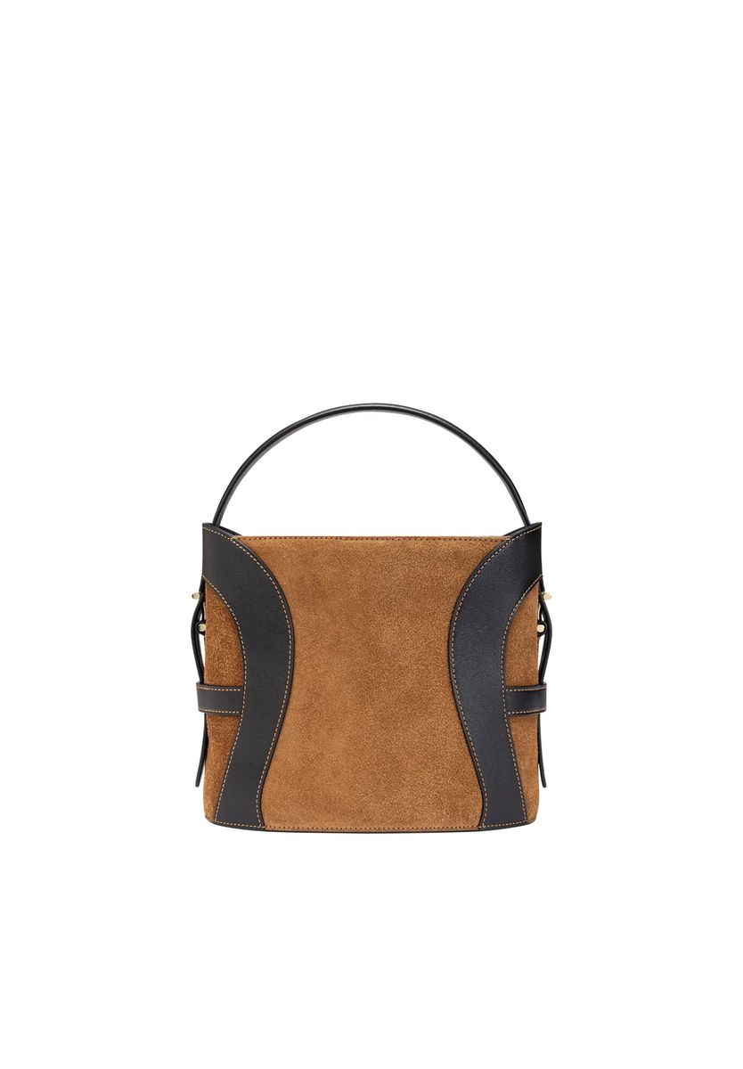 Deborah Nubukleder Beuteltasche