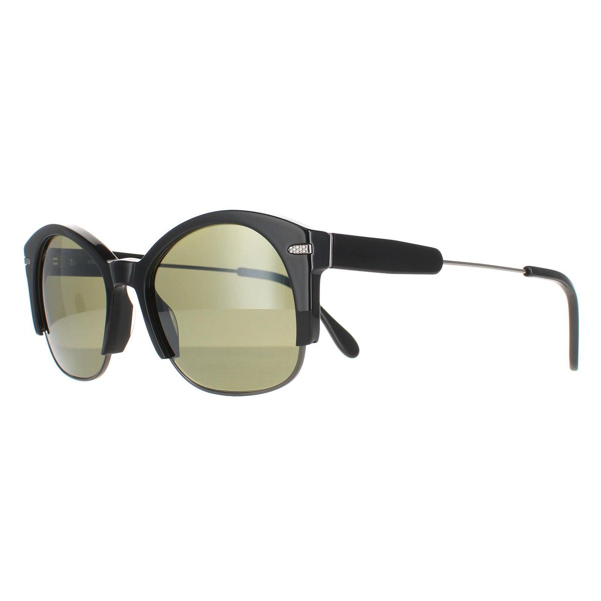 Elegante Halbrand-Sonnenbrille in Cat-Eye-Optik
