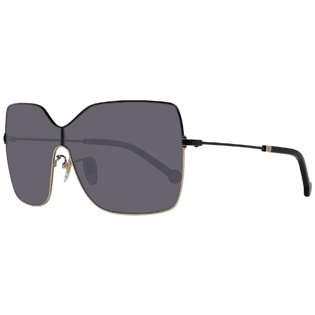 Übergroße Shield-Mono-Glas-Sonnenbrille