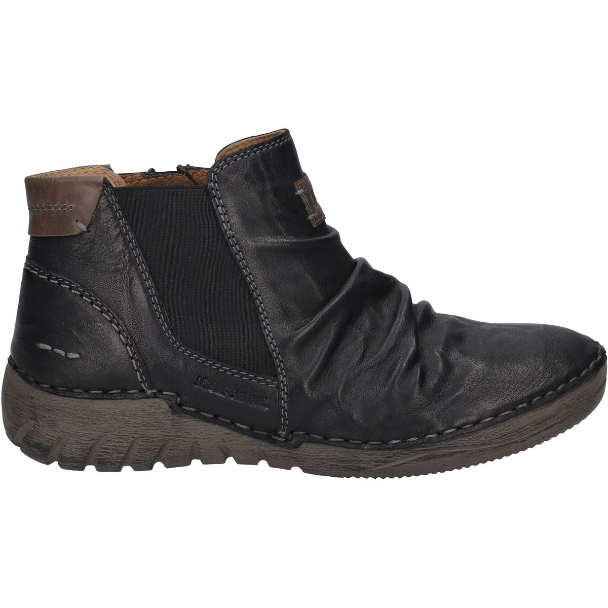 Komfortable Stiefelette mit Raffung